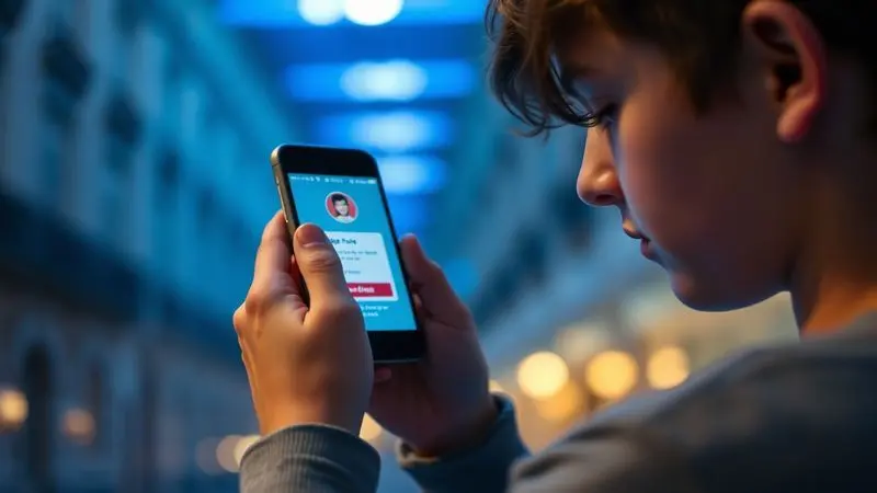 Age verification technology on a smartphone screen